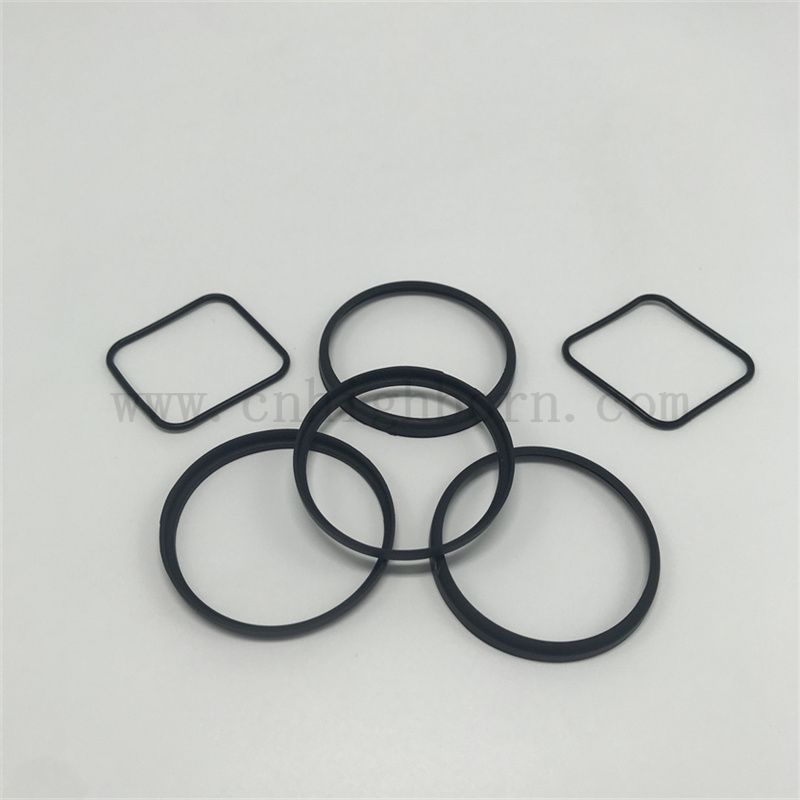Anello di guarnizioni in gomma in silicone nero industriale personalizzato