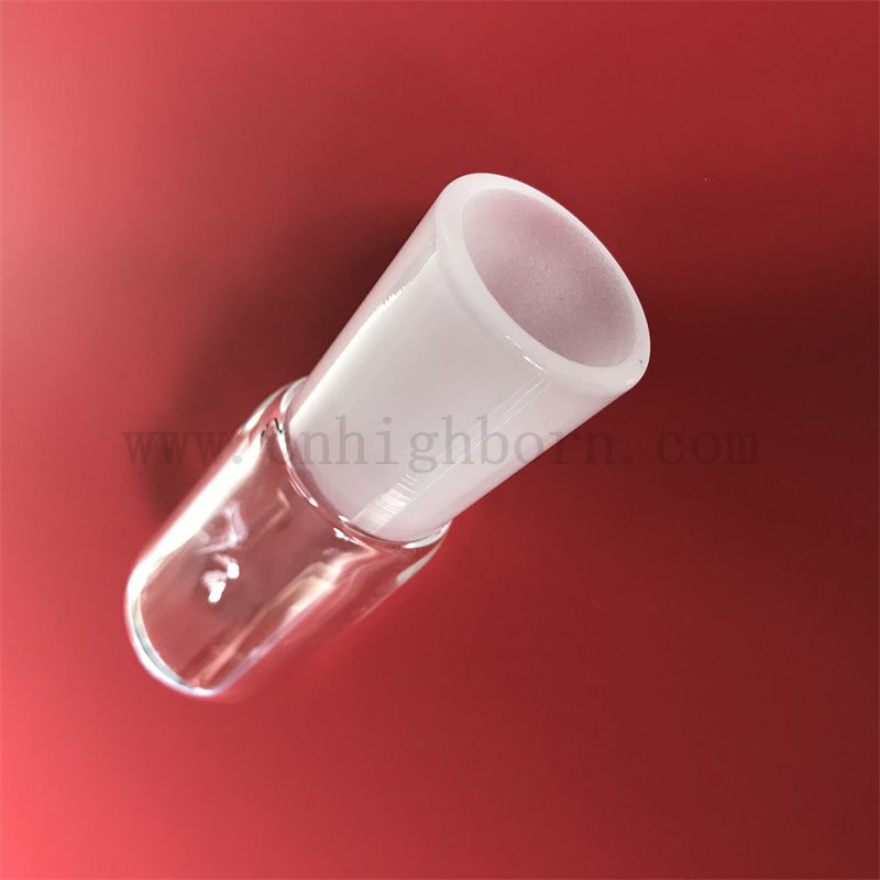 clear glass tube tubo di quarzo chiaro