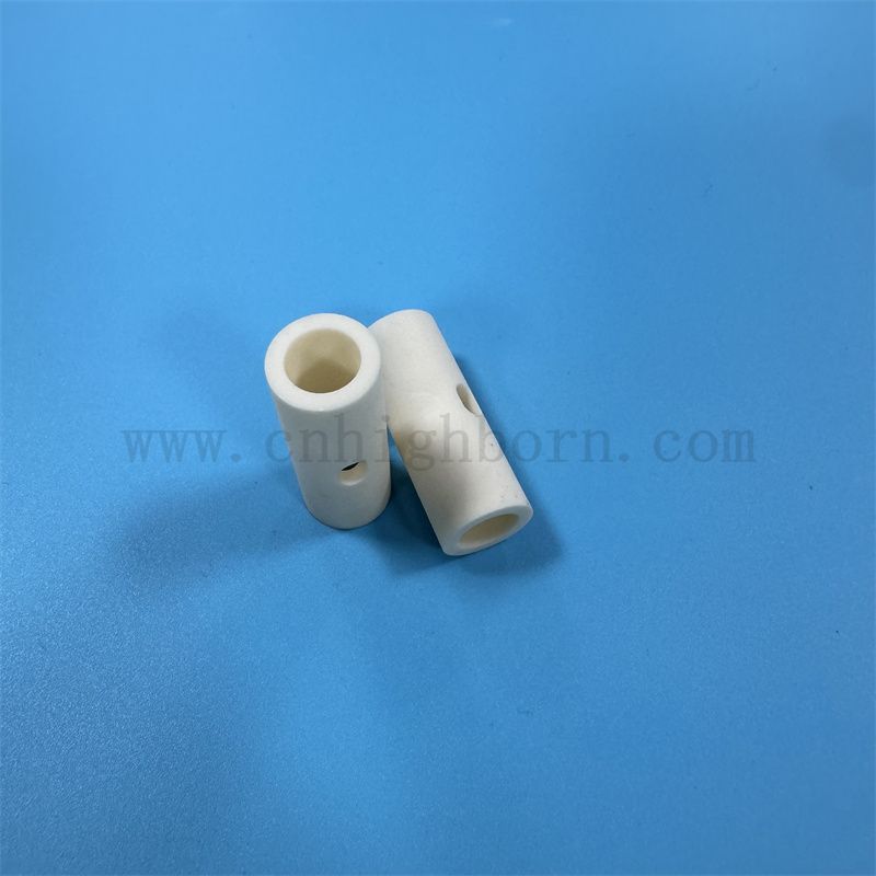 99%Isolatore di tubi in ceramica al 99%AL2O3 tubo irregolare in ceramica