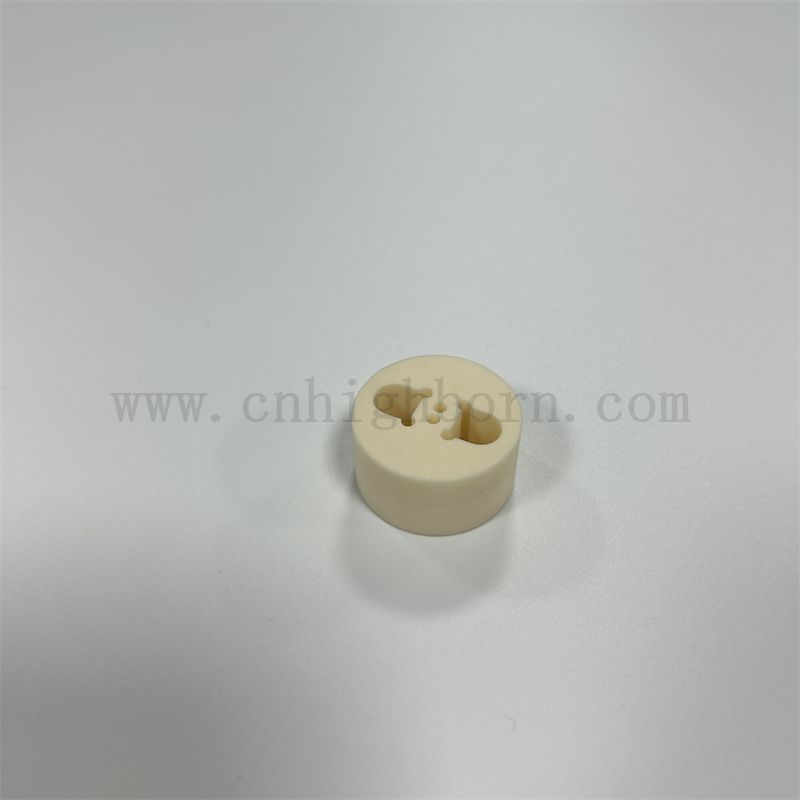 Isolatore della scheda rotonda di allumina personalizzata 99%al2o3 blocco ceramico
