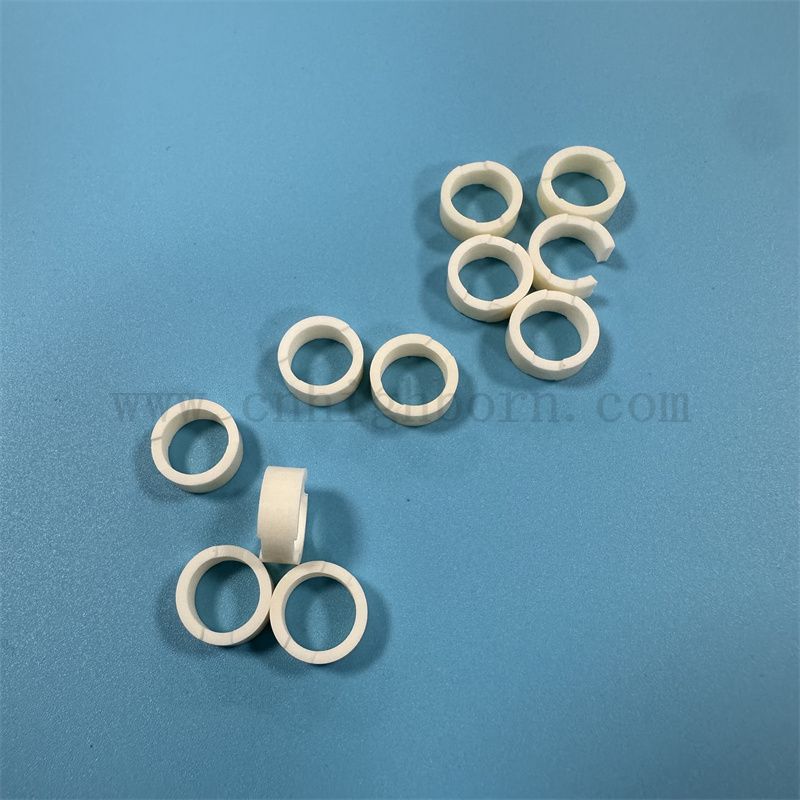 Anello ceramico di allumina al 95% personalizzato AL2O3 GUARNIZIONE DI SIGILTONO CERAMICA