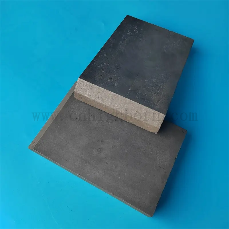 Scheda di ceramica SiC refrattaria personalizzata RBSIC in carburo di silicio RBSIC