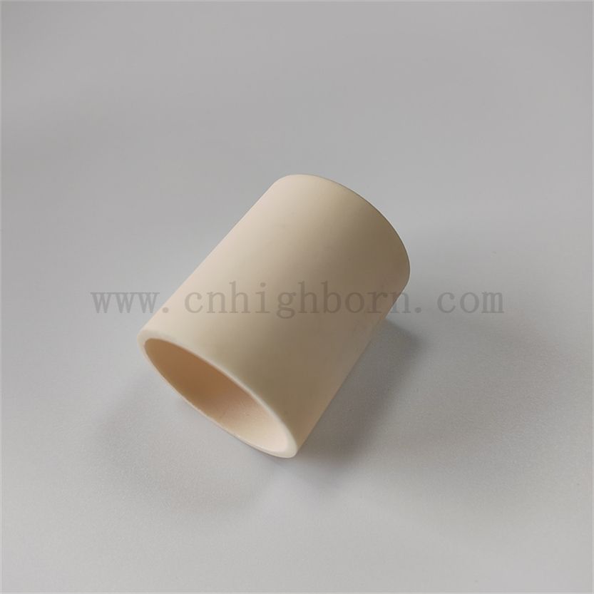 Cussole personalizzato al 99% di allumina al2o3 ceramica tubo di tubo per tubo di maniche in avorio