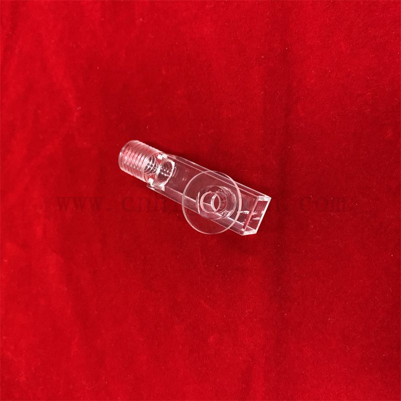 Spettrometro di laboratorio UV UV Transmittanza Ultraviolet Transmittanza Ottico Cell Cuvetta in vetro in quarzo con coperchio coperchio a vite