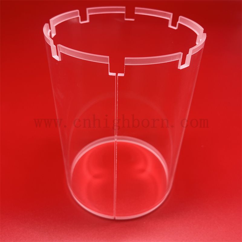 customized quartz tube tubo personalizzato