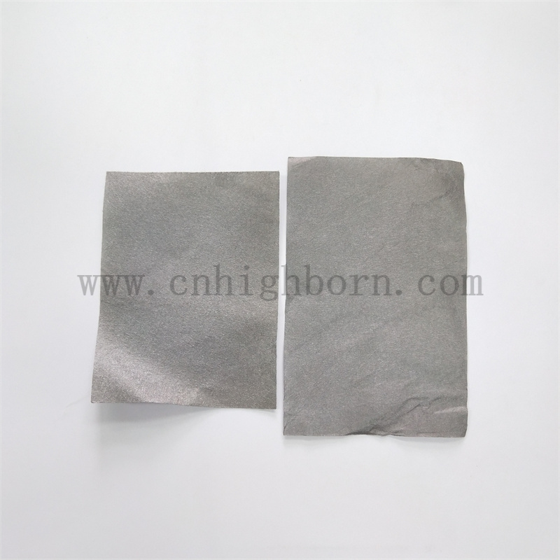 Metal Fiber Sintered Felt 0.5mm-3mm Thick Stainless Steel Iron Chromium Aluminium Nickel Sintered Felt Environmental Protection Equipment Screen feltro metallico