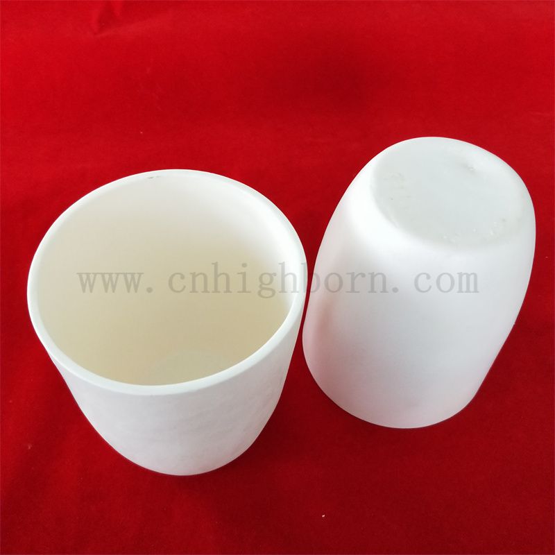 Resistente alla temperatura ad alta temperatura 99% AL2O3 ALUMINA ARC Ceramica che scioglie crowt Pt per laboratorio