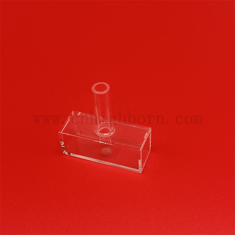 Cuvetta in vetro in quarzo a semiconduttore in vetro.