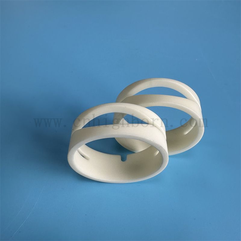 Accessori per macchinari rotanti AL2O3 AL2O3 di usura lucida personalizzata Guida in ceramica tessile di allumina