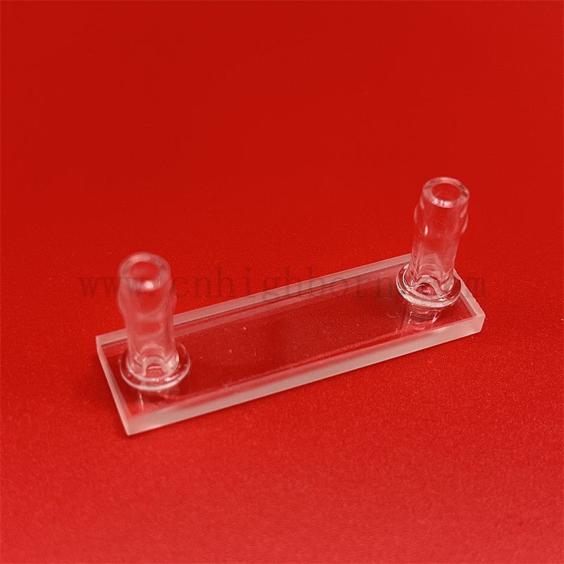 Lunghezza percorso UV da laboratorio Lunghezza al quarzo Cuvette Cellula di vetro ottico trasparente