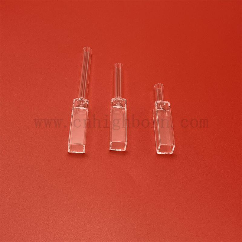 3 lati Transmittanza trasparente Trasmittanza ottica in vetro fluorimulare fluorimorico con sigillo graduale