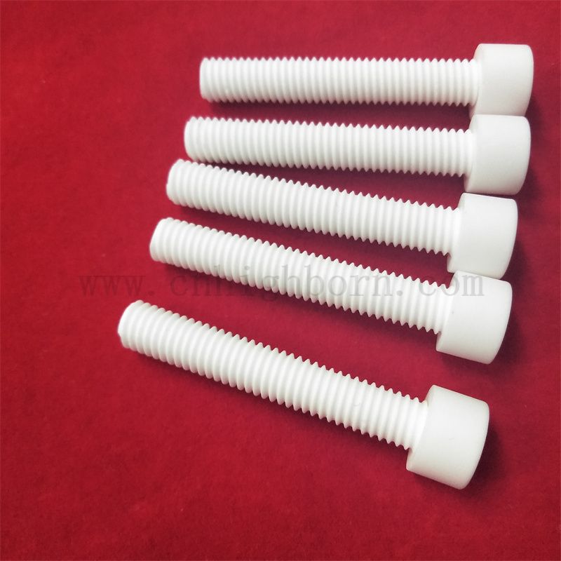 Bullone per bullone per isolamento in ceramica di allumina personalizzata M10 ARSO AL2O3