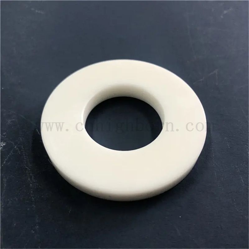 YTTRIA BIANCO personalizzato Resistenza all'abrasione stabilizzata Abrasione Anello in ceramica zirconia Zro2