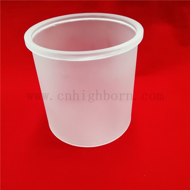 Resistenza al calore personalizzato silice fuso in silice traslucido in quarzo crogiolo