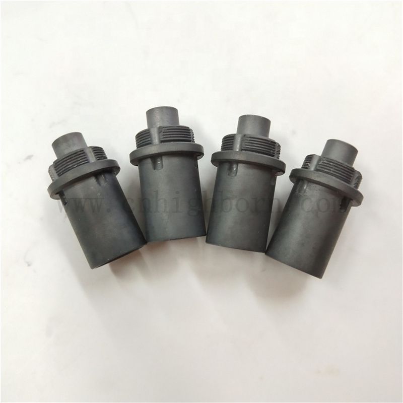 Resistenza alla temperatura ad alta temperatura in carbone silicio Sic Ceramico che si scioglie Crucible 