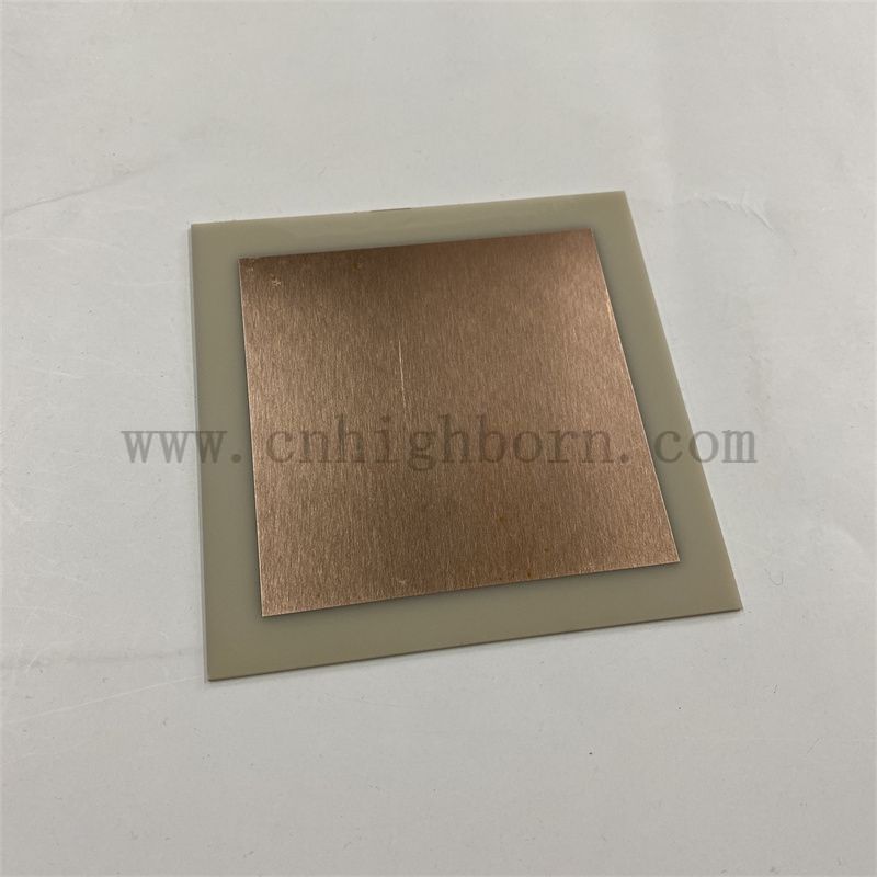 Piatto in ceramica alluminio