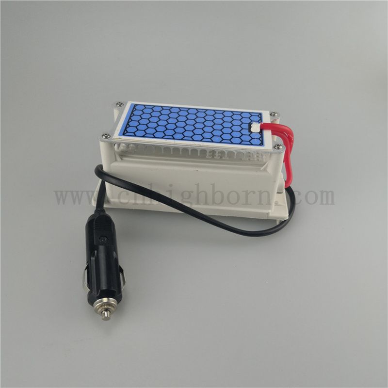  Piastra ceramica portatile per purificazione dell'aria 12V 5G/ora Modulo Generatore di ozono Ozonizzatore