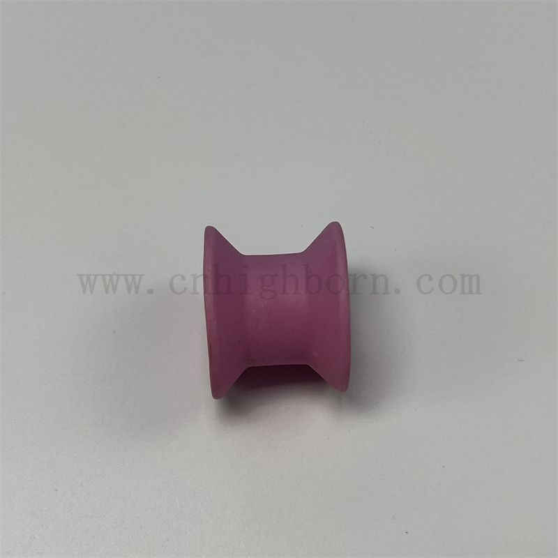 Usura resistente all'usura Rosa di alta qualità al 95% Guida al filo AL2O3 ALUMINA TESSILE CERAMICO OCCHIETTO