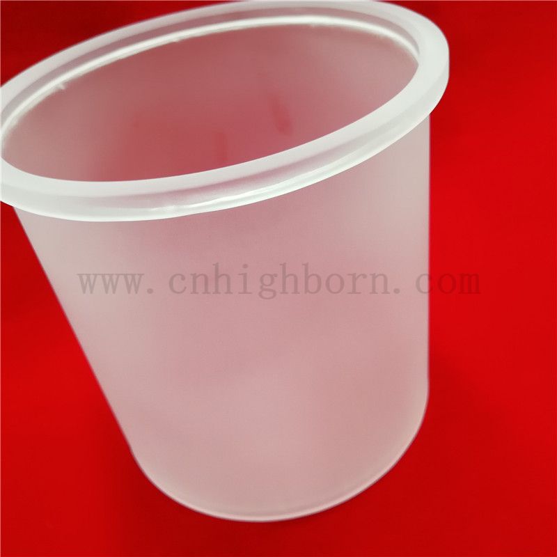 Resistenza al calore personalizzato silice fuso in silice traslucido in quarzo crogiolo