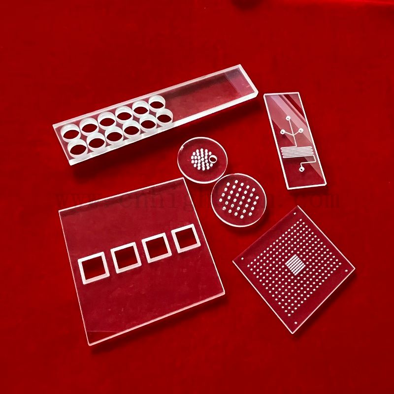 Produttori di vetro trasparente personalizzato in vetro in quarzo 