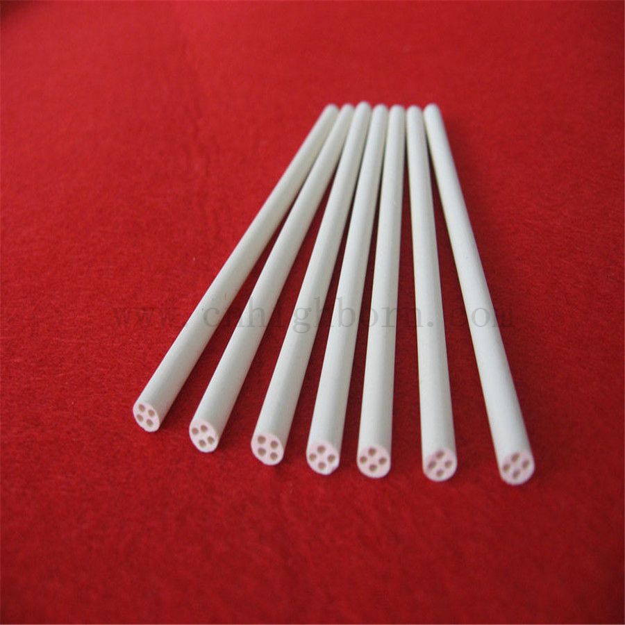 99% di aste per tubi isolanti in ceramica mgo core di magnesio per 2 fori 4 fori