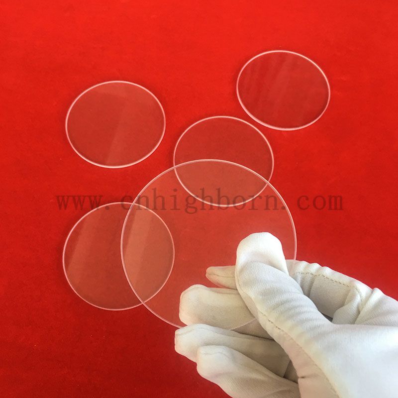 Disco rotondo in quarzo da osservazione