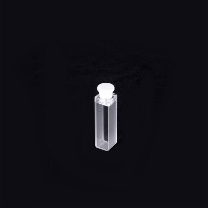 Strumenti di quarzo di ricerca di laboratorio Q114 Cuvette Quarzo Cuvette da 3,5 ml di vetro ottico standard con tappo