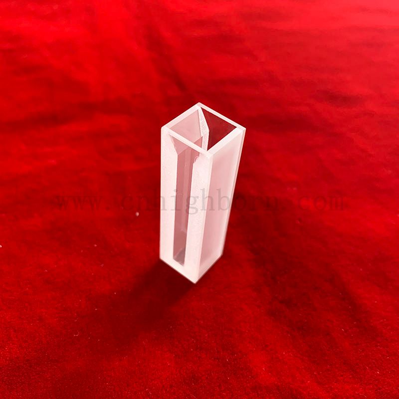 Spettrofotometri standard da 1,4 ml di cella semi-micro a fluorescenza al quarzo da 1,4 ml con pareti smerigliate e con coperchio