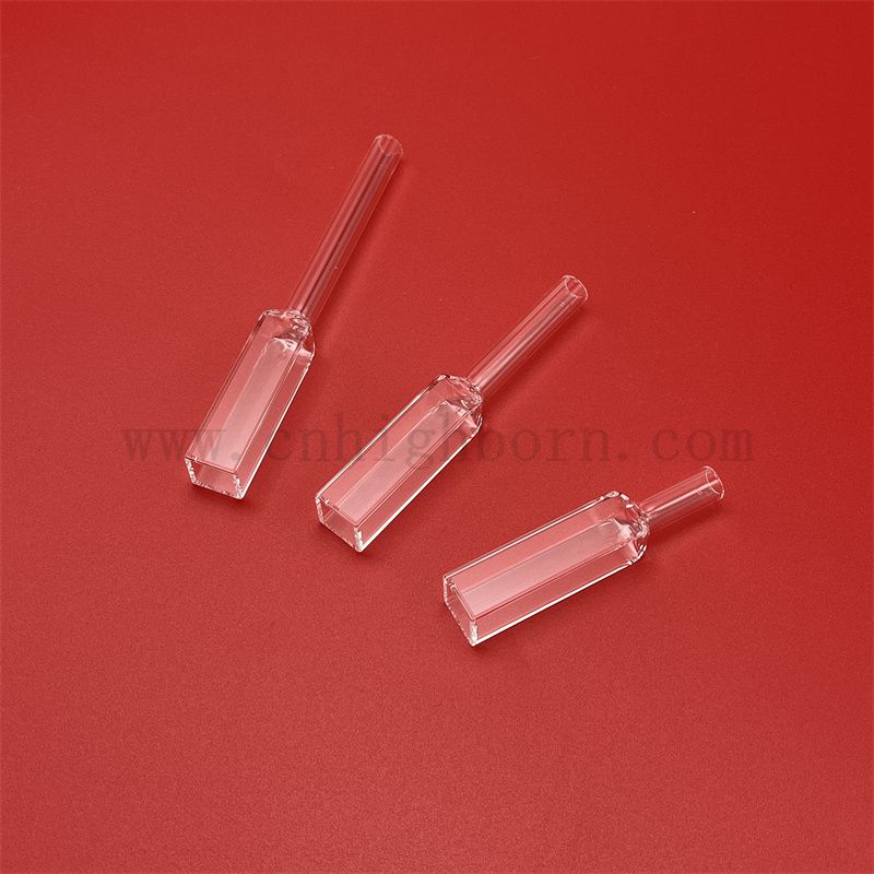 3 lati Transmittanza trasparente Trasmittanza ottica in vetro fluorimulare fluorimorico con sigillo graduale