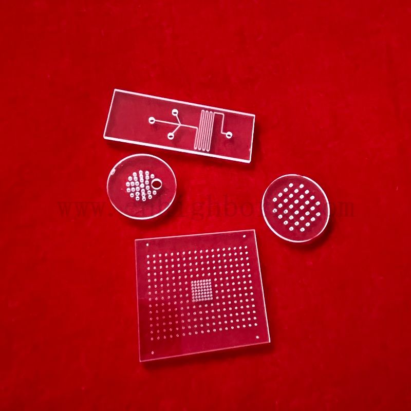 Produttori di vetro trasparente personalizzato in vetro in quarzo 