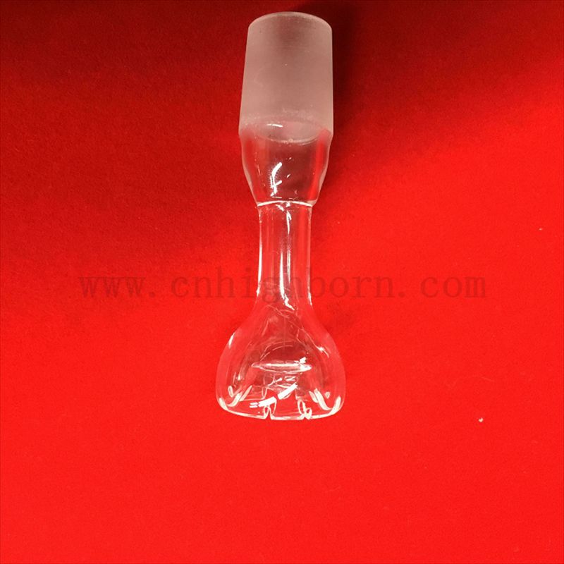Resistenza al calore Banger di vetro in quarzo trasparente a forma personalizzata più resistente