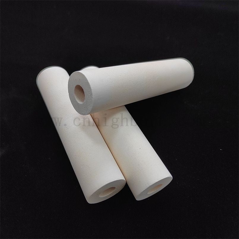 Sostituzione tubo filtro in ceramica di allumina porosa