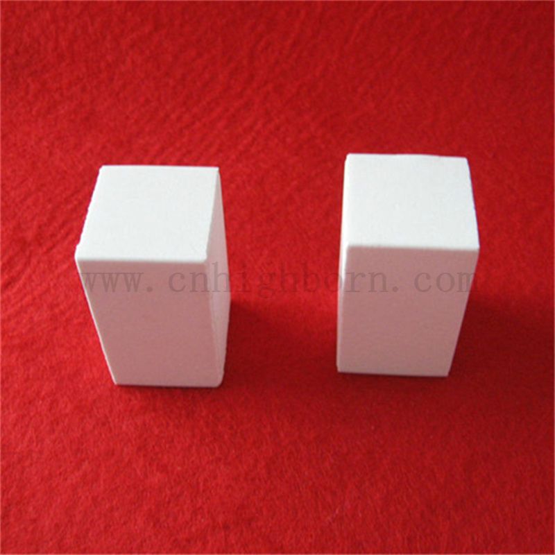 Isolamento 95 blocco allumina dimensioni personalizzate ad alta durezza al2o3 barra ceramica