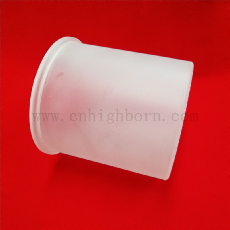 Resistenza al calore personalizzato silice fuso in silice traslucido in quarzo crogiolo