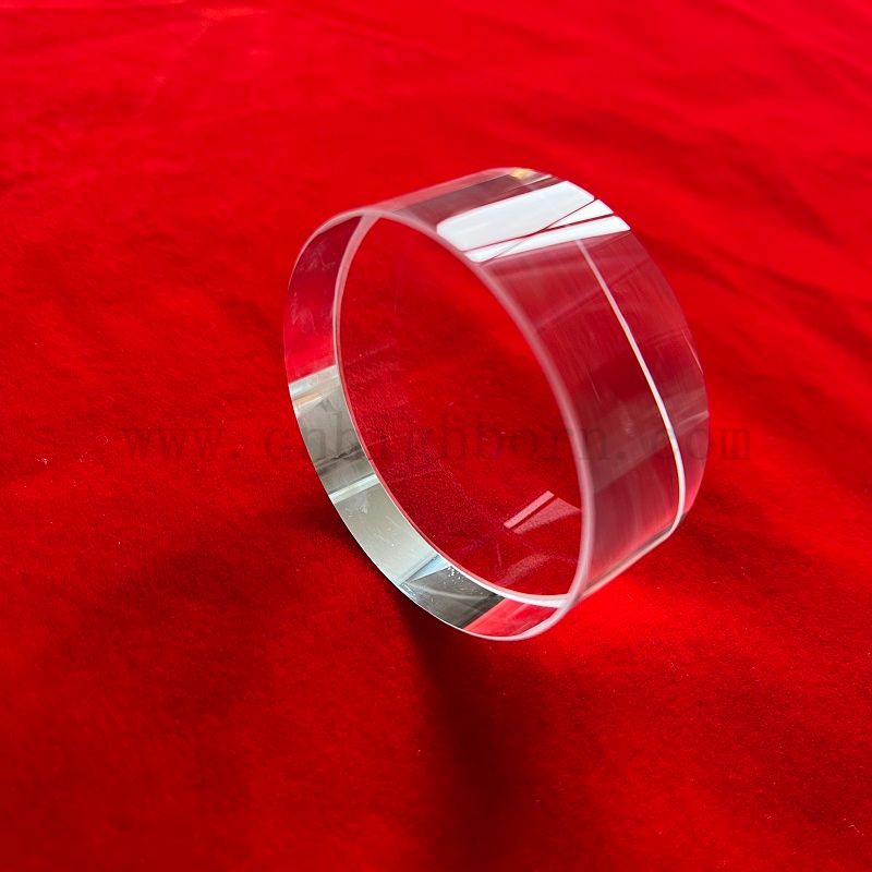 Piastra di vetro di silice trasparente di alta qualità personalizzata di alta qualità