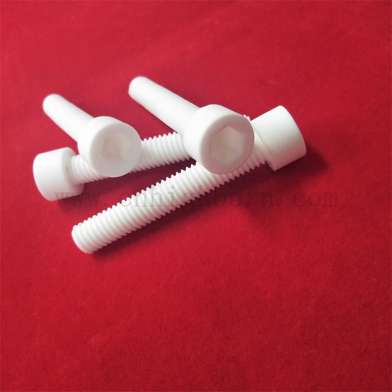 Bullone per bullone per isolamento in ceramica di allumina personalizzata M10 ARSO AL2O3