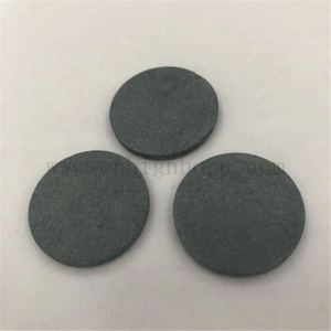 Piastra SIC con porosità personalizzata disco filtrante ceramico in carburo di silicio poroso
