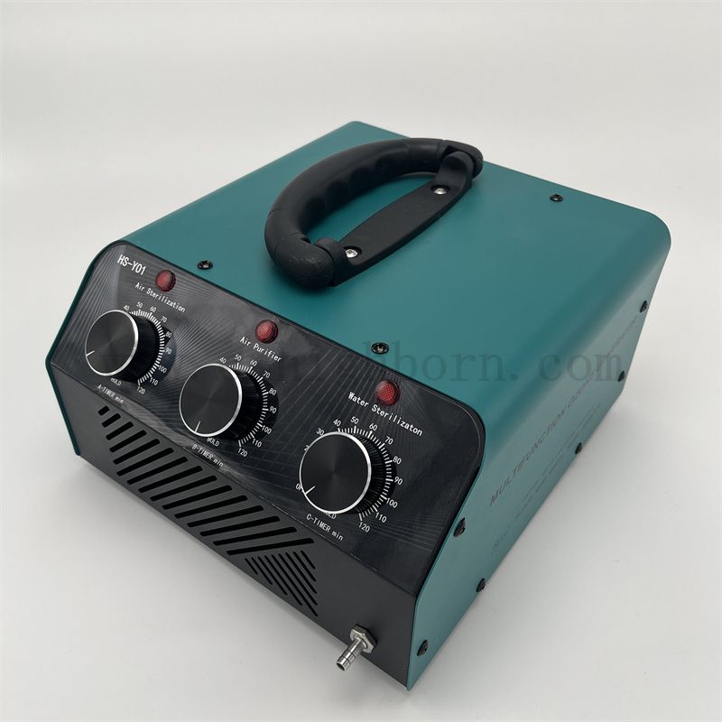 Nuovo stile portatile 15-30 g/h CE Macchina del generatore di ozono per purificatore d'aria a 220 V per camere e uffici