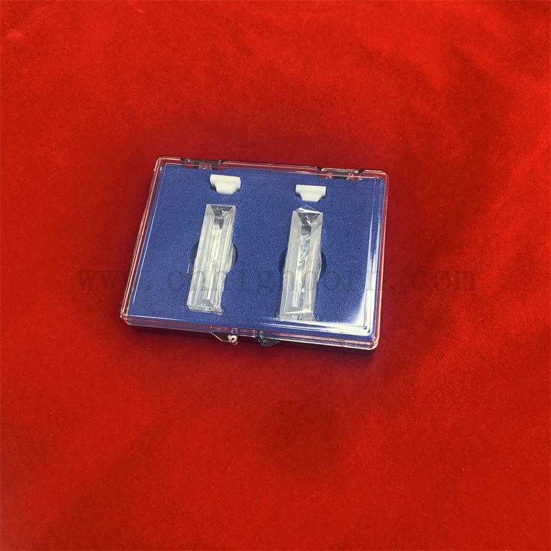 Research Resistenza al calore Research Quartz Glass Cuvette Analyzer Cell Furlotometro personalizzato