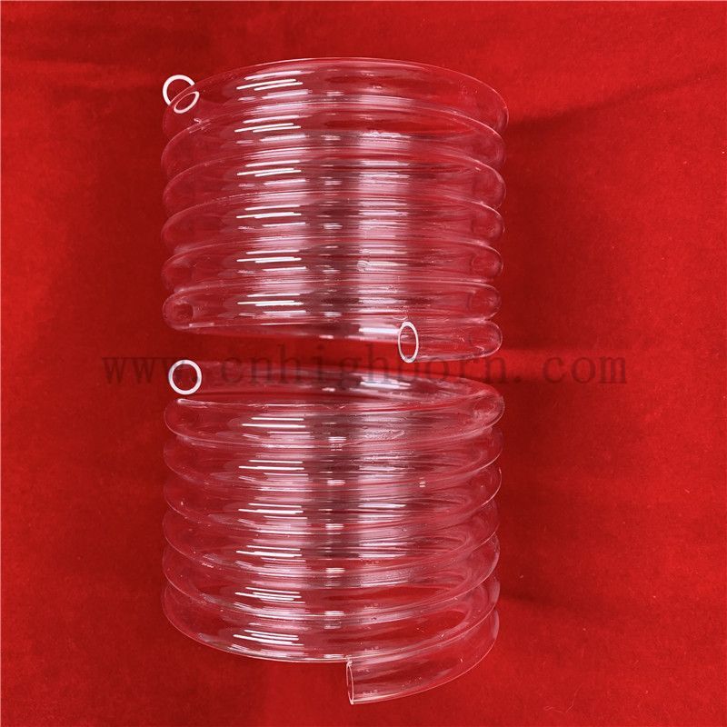 tubo al quarzo a spirale 
