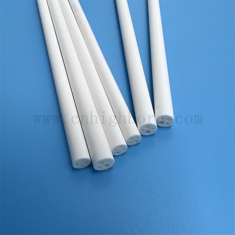 99% del tubo di ossido di magnesio MGO MGO Ceramic Isolanti aste per 2 fori 4 fori