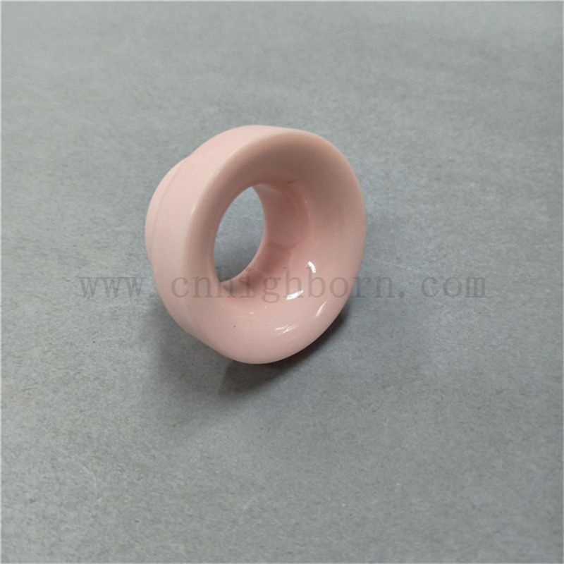 Resistenza all'usura Rosa 95% Allumina Ceramica Guida al filo tessile per occhielli