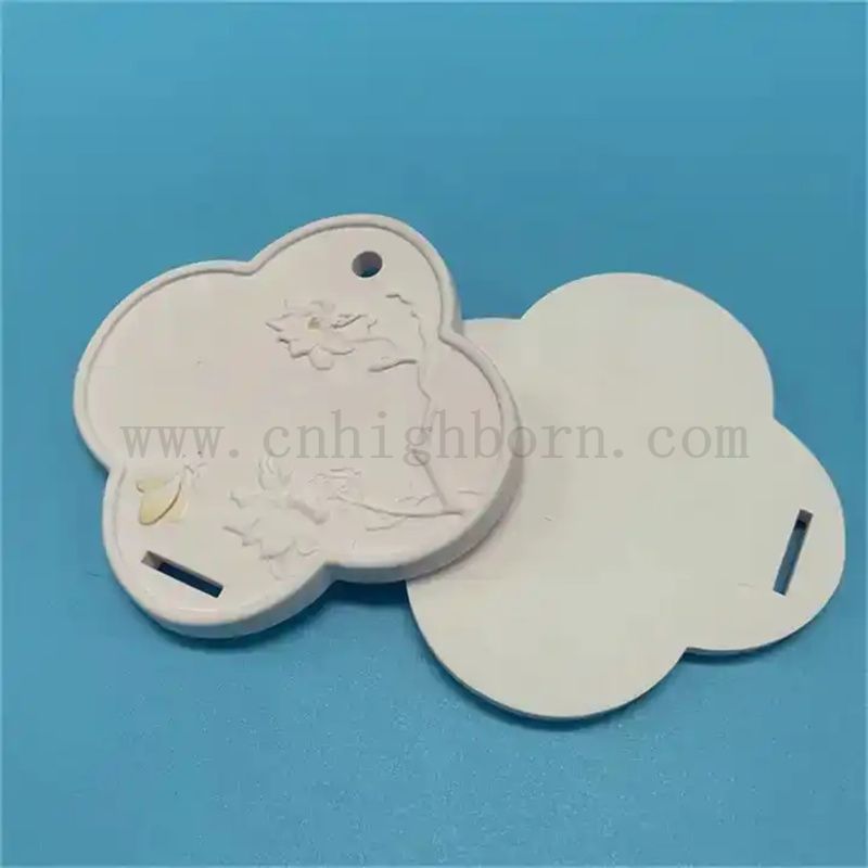 Piastra di pietra in ceramica a pendente di diffusore per diffusore per diffusore per aroma bianco personalizzato