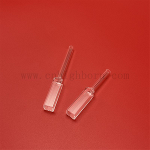 3 lati Transmittanza trasparente Trasmittanza ottica in vetro fluorimulare fluorimorico con sigillo graduale