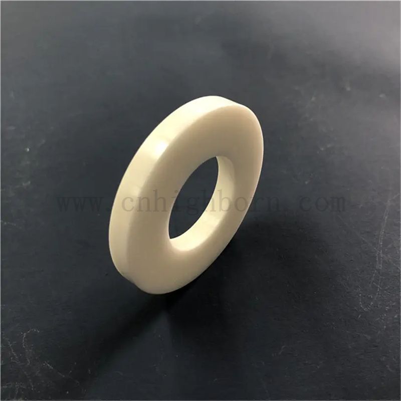 YTTRIA BIANCO personalizzato Resistenza all'abrasione stabilizzata Abrasione Anello in ceramica zirconia Zro2