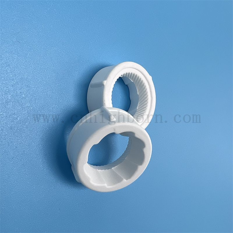 Resistenza all'usura personalizzata bianca al2o3 caffè in ceramica allumina e nucleo di smerigliatrice salata