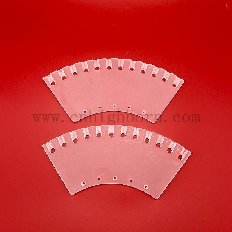  Piastra di quarzo per forature per foratura fusa JGS2 personalizzata UV