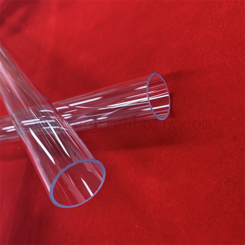 Produttore di resistenza al calore personalizzare il tubo di vetro in quarzo UV-stop