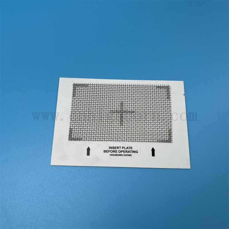 Piastra di ozono in ceramica in mesh in metallo inossidabile per macchine per ozono