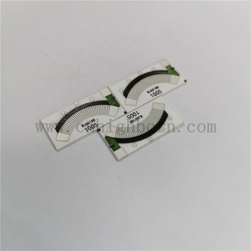 Rilevatore a livello di olio automobilistico multistrato PCB 96% Allumina Ceramica Sensore di misurazione del carburante Film Resistore